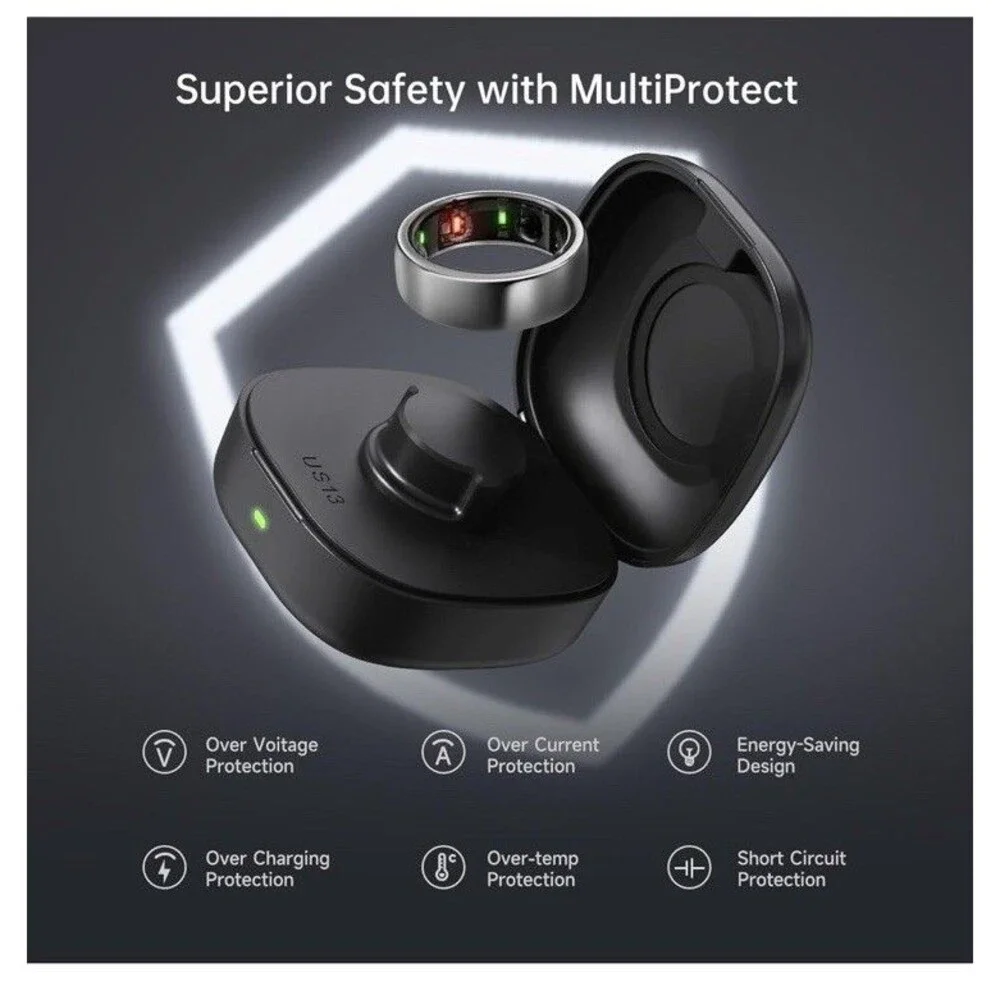 Compatible with Ou-ra Ring Gen3 - Smart Ring Wireless Charger Size 8/ 600mAh